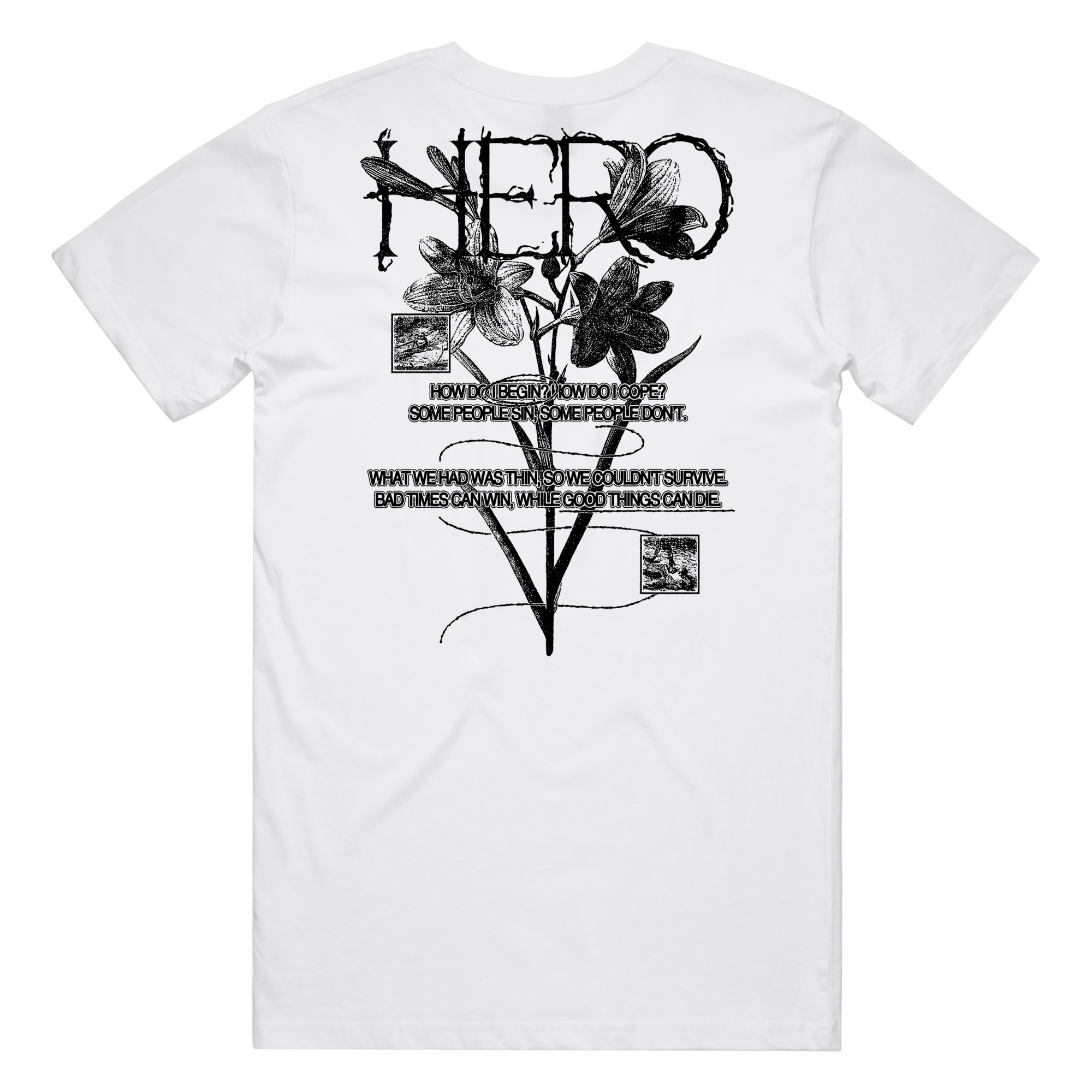 David Kushner  - Hero Tee: White